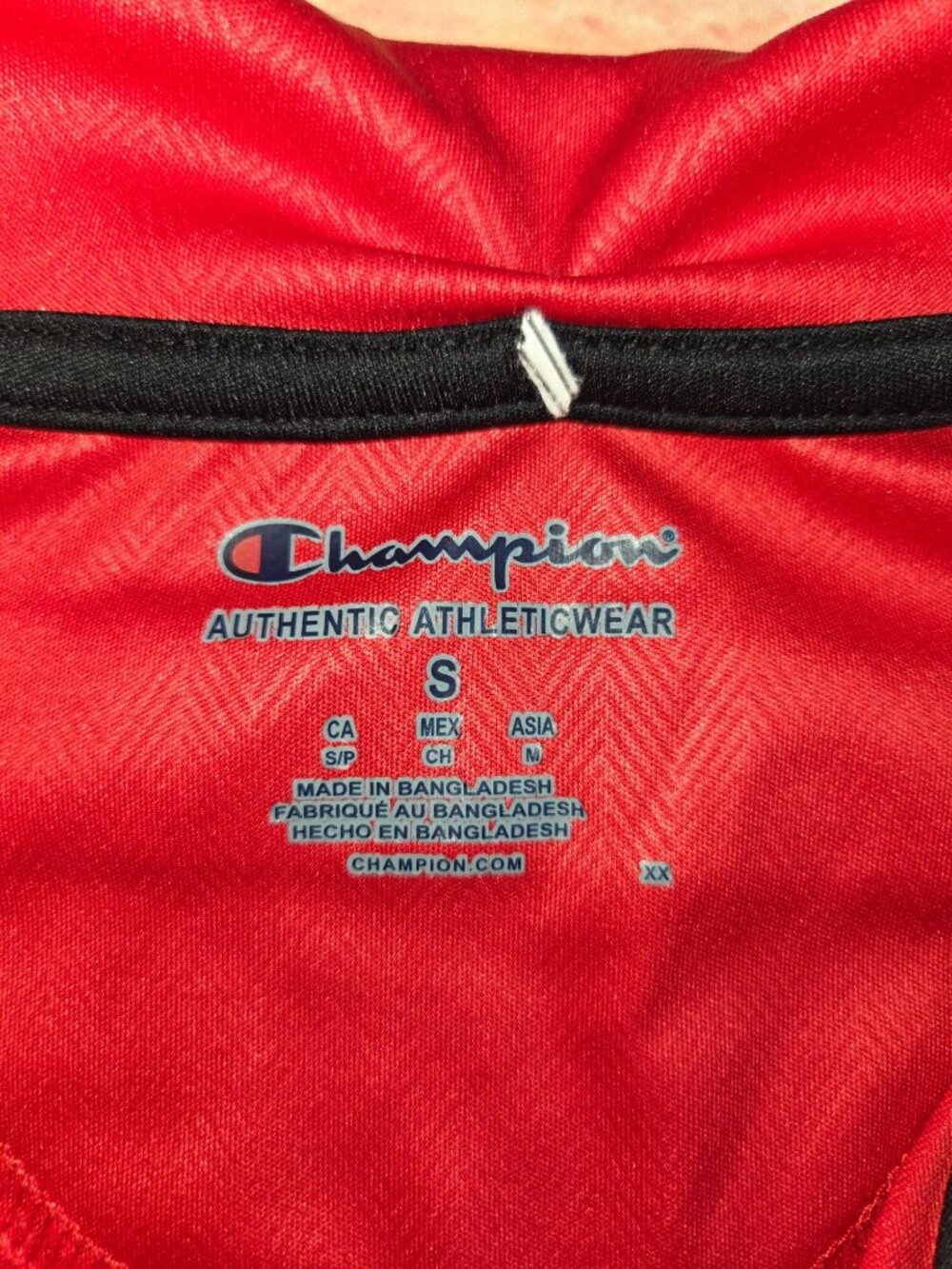 Champion Texas Tech Red Raiders Red Polo Shirt Mens Small Athleticwear - Picture 7 of 9